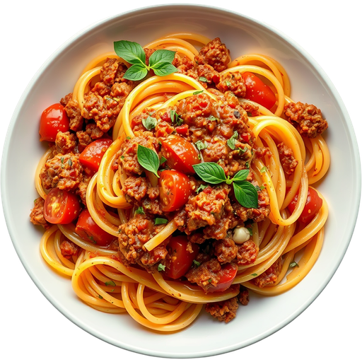 Linguine Ragu dish