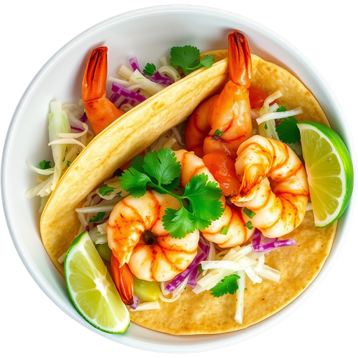 Shrimp Taco Plate dish