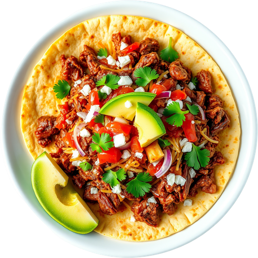 Cecina Taco Especial dish