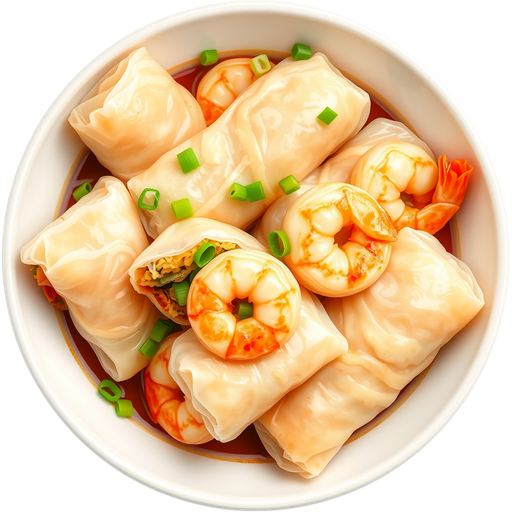 Steamed Shrimp Rolls dish