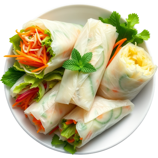 Vegetable Spring Rolls dish