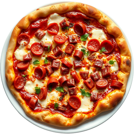 Grand Slam Pizza dish