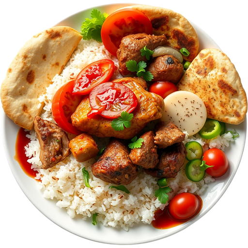 Chicken and Beef Platter dish