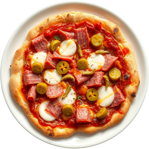 Pastrami Pizza dish