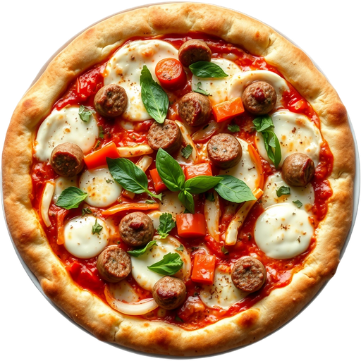 Italian Sausage Pizza dish