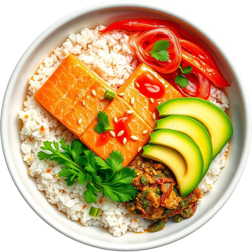 Salmon Bowl dish