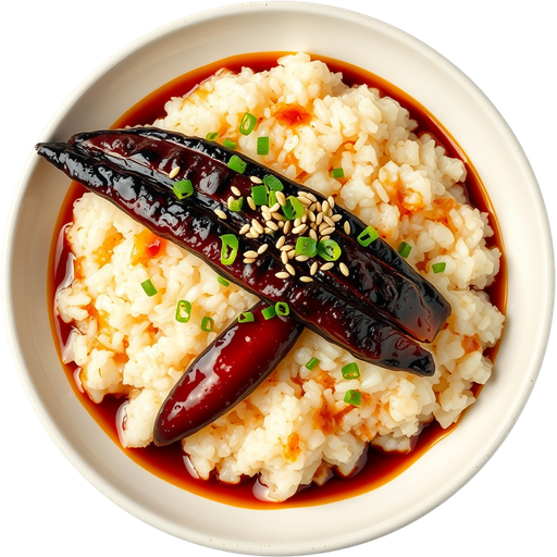 Sticky Rice with BBQ Eel dish