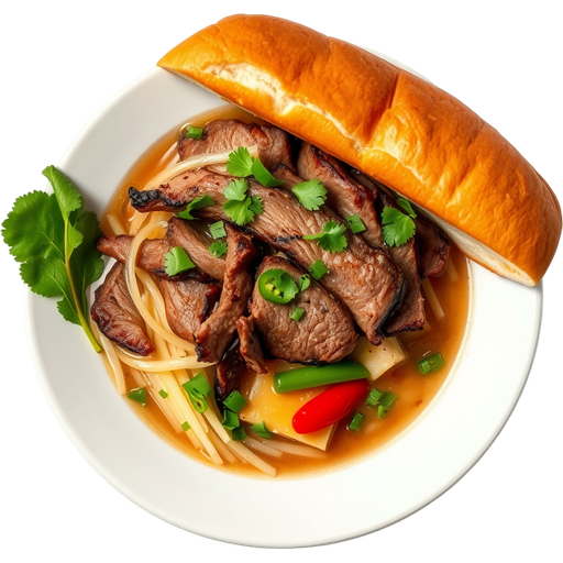Pho Brisket Bánh Mì dish