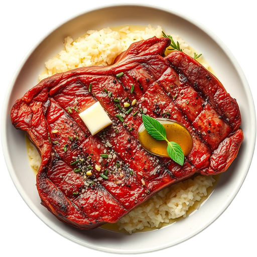 Rib Eye Steak dish