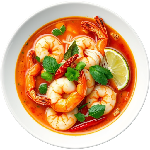Shrimp Tom Yum Soup dish