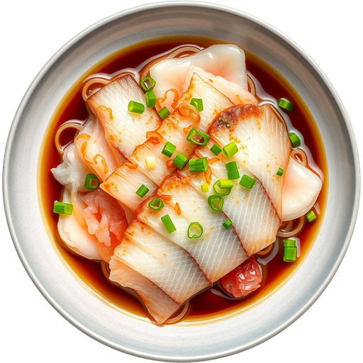 Crispy Onion Albacore Sashimi dish