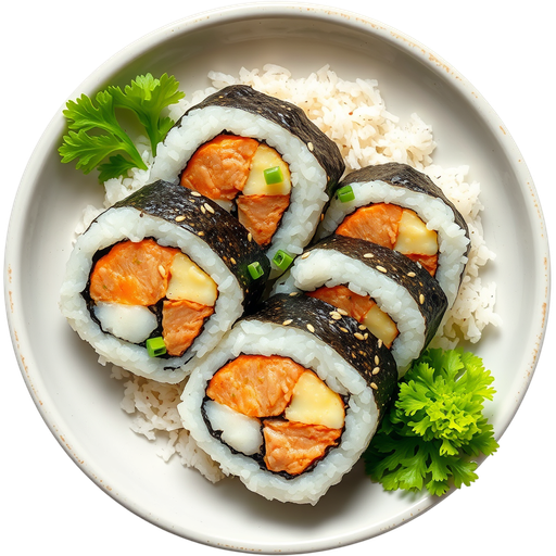 Garlic Butter Albacore Roll dish