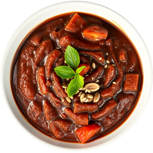 Mole Coloradito dish