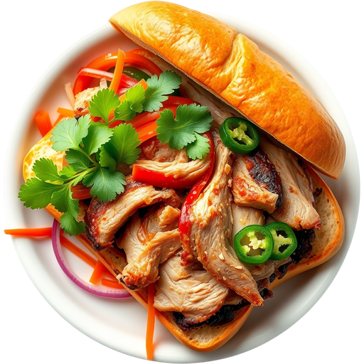Pork Banh Mi dish
