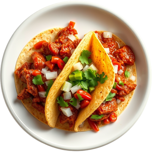 Chile Colorado Taco dish