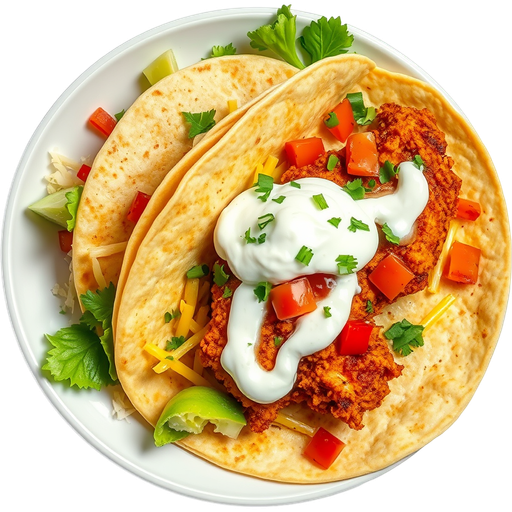 Crispy Chicken Taco dish