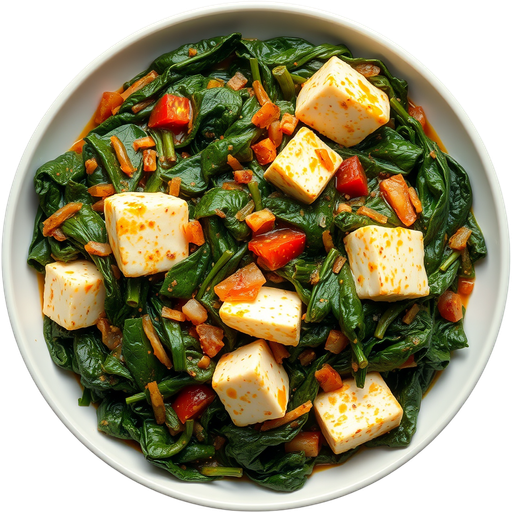 Saag Paneer dish