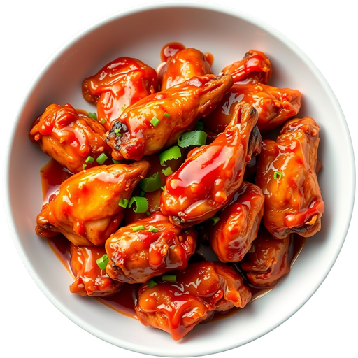 Secret Spicy Wings dish