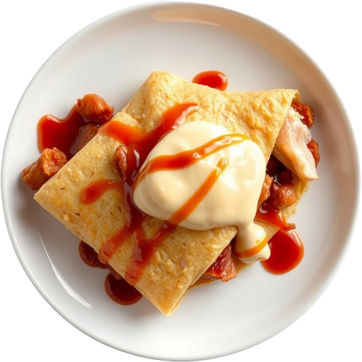 Double Down Crepe dish