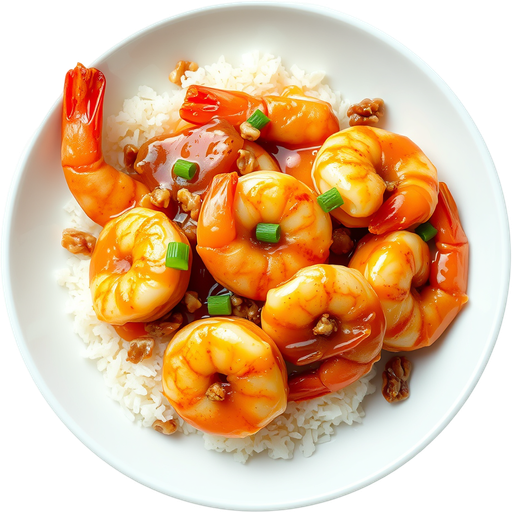 Honey Glazed Walnut Shrimp dish