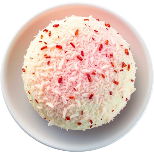 Coconut Macaron dish