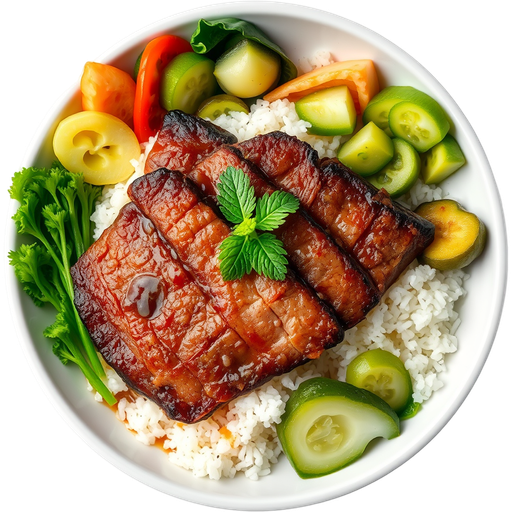 Boneless Beef Short Rib Bento dish