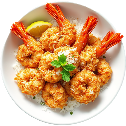 Coconut Shrimp dish