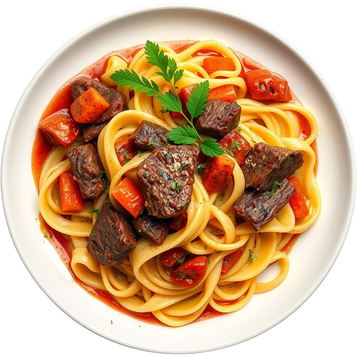 Pappardelle with Short Rib dish