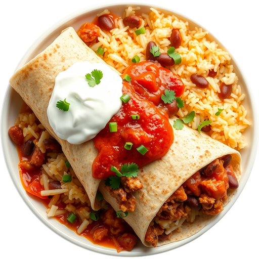 Burrito Mojado dish