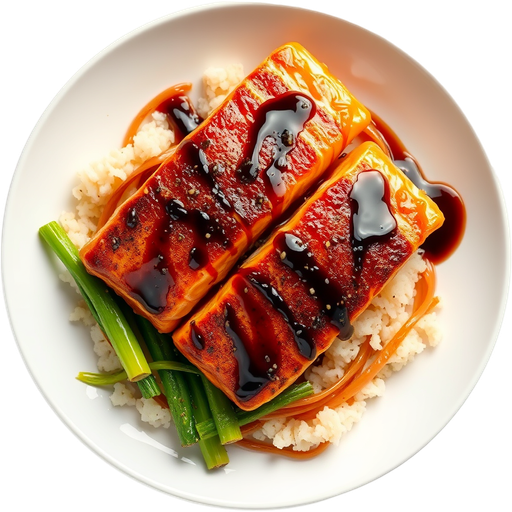 Teriyaki Salmon dish
