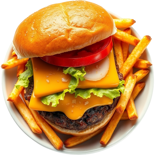 Slider and Fries Combo dish