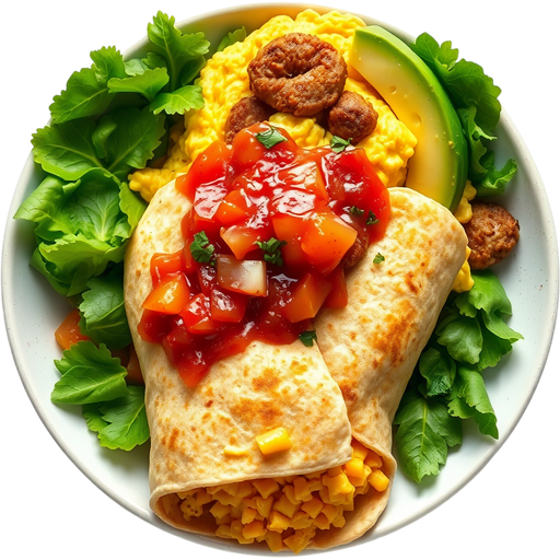 Breakfast Burrito dish