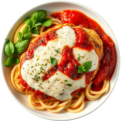 Chicken Parmesan dish