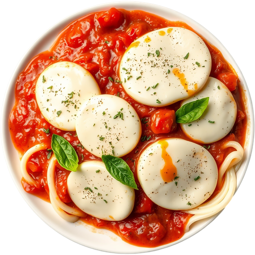 Mozzarella Cheese with Marinara Sauce dish