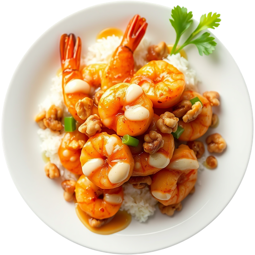 Honey Walnut Shrimp dish