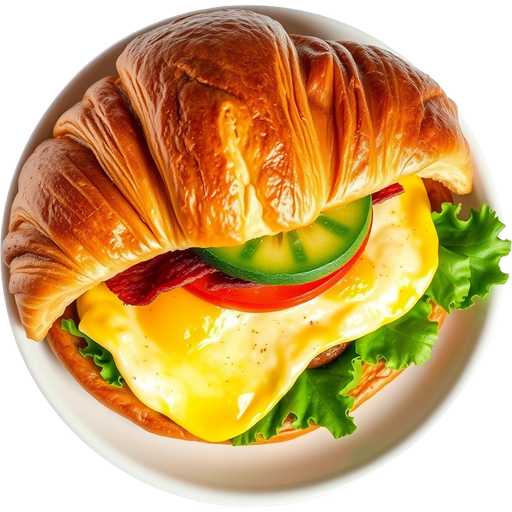 Breakfast Croissant Sandwich dish