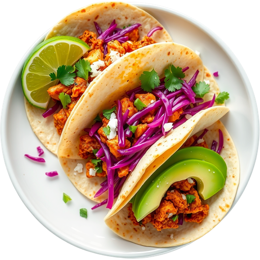 Jackfruit Tacos dish