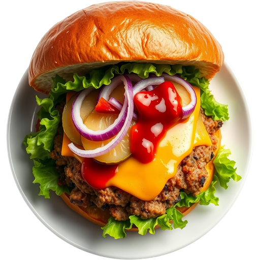 Turkey Pigsty Burger dish