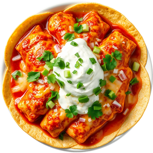 Pollo Enchiladas dish