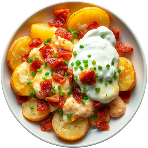 Papas Plate dish