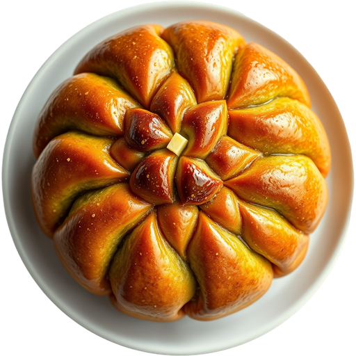 Matcha Pineapple Bun dish