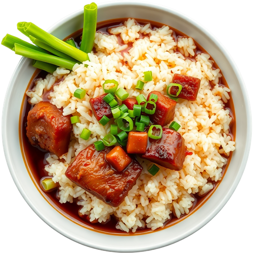 Braised Pork Rice dish