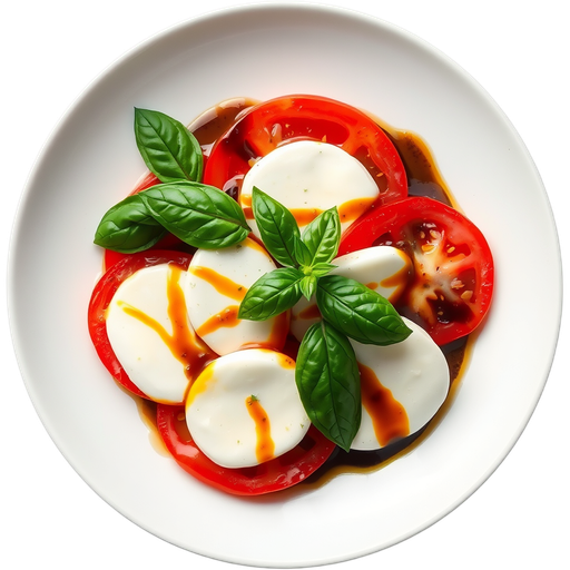 Caprese dish