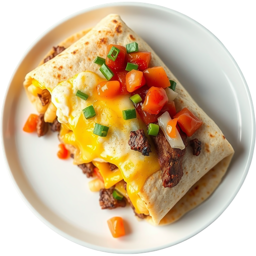 Streak Breakfast Burrito dish