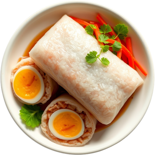 Taiwanese Rice Roll dish
