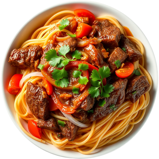 Tallarin Lomo Saltado dish