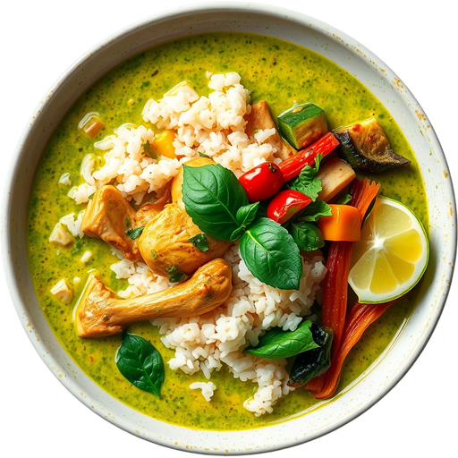Thai Green Curry Bowl dish