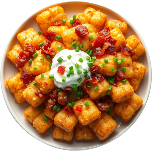 Loaded Tater Tots dish