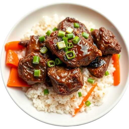 Short Ribs with Rice dish