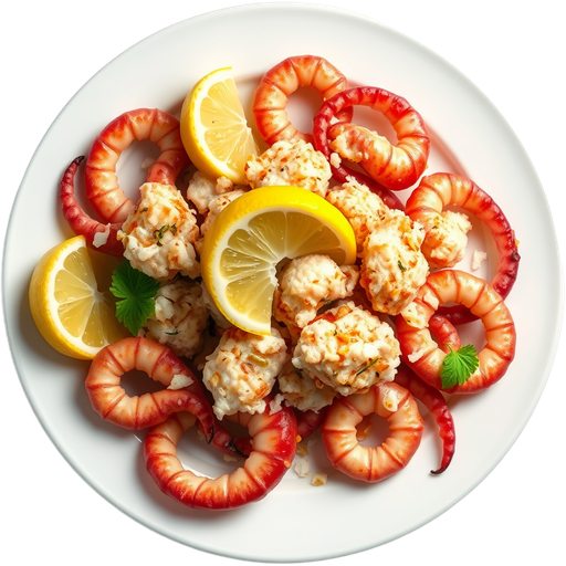 Hearts of Palm Calamari dish